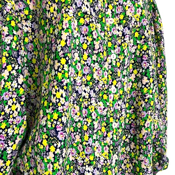 Anthropologie - Maeve Ashleigh Puff Sleeved Floral Button Down Blouse Size Small - Picture 5 of 13